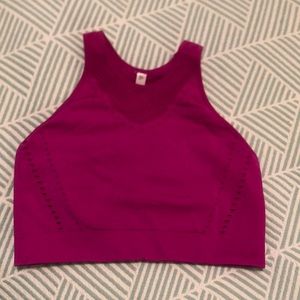 High neck workout top